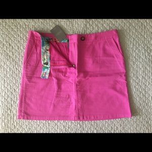 Anthropologie bright pink skirt size 14 NWT